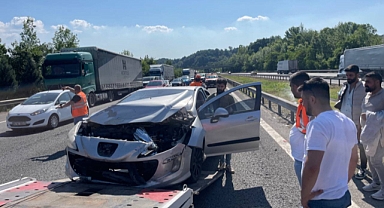 Anadolu Otoyolu'nun Sakarya Kesiminde Zincirleme Kaza