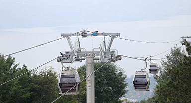 Sapanca teleferik hizmete girdi