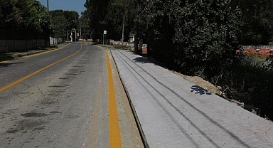 Karaaptiler’de Kaldırım Çalışmaları Devam Ediyor