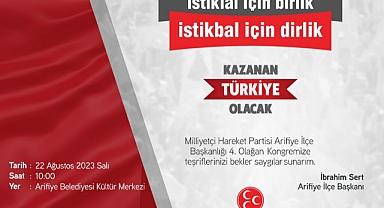 MHP Arifiye'de Kongre Heyecanı