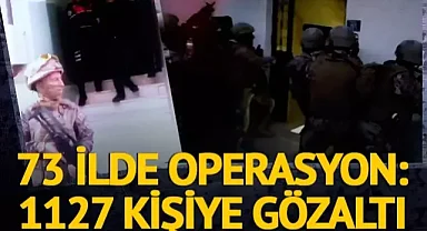 Bakan Yerlikaya duyurdu! Sakarya dahil 73 ilde operasyon: 1127 kişiye gözaltı