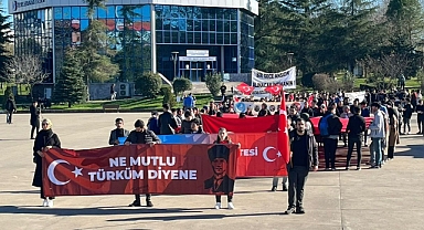 SAÜ Öğrencileri Şehitler İçin Yürüdü