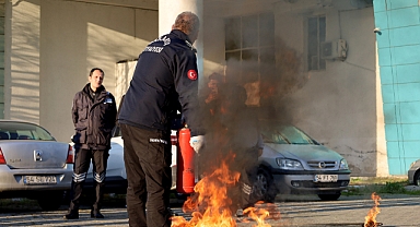 Terminal Çalışanlarına Yangına Müdahale Eğitimi