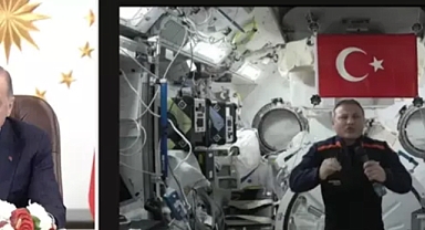 Alper Gezeravcı, Cumhurbaşkanı Erdoğan ile bağlantı kurdu... 'Uzay misyonumuz bilime katkı sağlayacak'