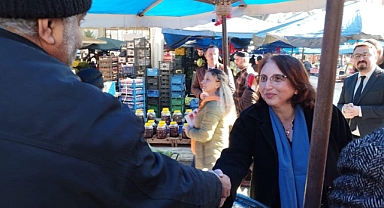 CHP Adayı Azize Çeroğlu İlk Ziyaretini Gerçekleştirdi.