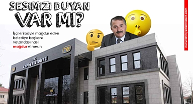 Sesimizi duyan var mı?