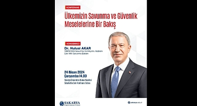 Hulusi Akar SAÜ’de!