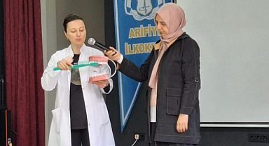 Arifiye İlkokulu Öğrencileri Ağız ve Diş Sağlığı Seminerine Katıldılar