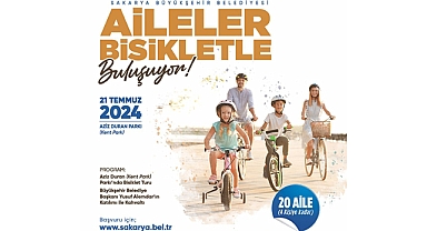 Büyükşehir’den aileler için bisiklet turu