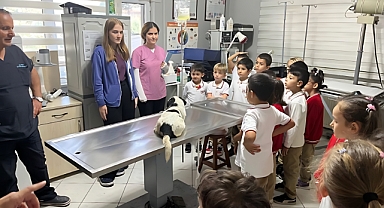 Bekir Sıtkı Durgun İlkokulu Öğrencilerinden Hayvanları Koruma Gününe Özel Ziyaret