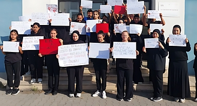 Hanlıköy Ortaokulundan Kadın ve Çocuk Cinayetlerine Dikkat Çeken Anlamlı Etkinlik