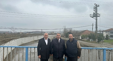 Başkan İsmail Karakullukçu, Çaybaşı Fuadiye Dere Islahı Çalışmalarını İnceledi