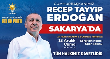 Sakarya Cumhurbaşkanı Erdoğan’a Hazırlanıyor: Şehirde Yoğun Çalışmalar Sürüyor