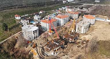 Arifiye'de TOKİ Konutlarının Yapımı Hız Kesmeden Sürüyor!