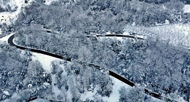 Kışlaçay Mahallesi’nde Beyaz Rüya: Kartpostallık Manzaralar