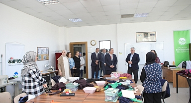 Başkan Karakullukçu'dan SAMEK Kurslarına Ziyaret