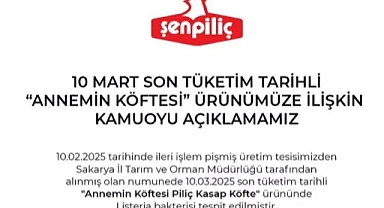 Tarım Bakanlığı'ndan Suç Duyurusu: Şenpiliç Toplatma Yazısını Paylaşan Kişi Tespit Edildi