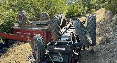 Fındık Yolunda Can Pazarı: Traktör Devrildi, Can Kaybı Var!