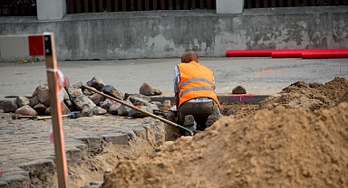 İlçemizde Korku Dolu Anlar! Şantiyede Göçük Faciası Son Anda Önledi