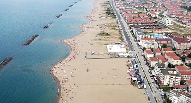 Karasu, Kaynarca, Kocaali Sahillerinde Denize Girişe Geçici Engel