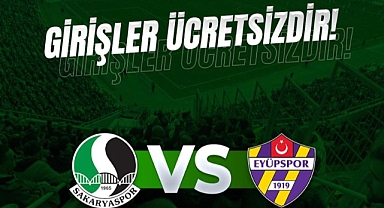 Sakaryaspor’dan Taraftara Jest: Eyüpspor Maçı Ücretsiz!