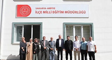 Arifiye’de Yeni İlçe Milli Eğitim Müdürüne Hayırlı Olsun Ziyareti