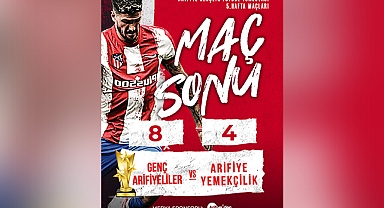 Arifiye Futbol Turnuvasında Gol Şöleni: Genç Arifiyeliler 8-4 Kazandı