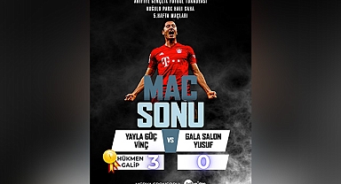 Kırmızı Kartlar, Dostluğu Engelleyemedi: Yayla Güç Vinç Kazandı