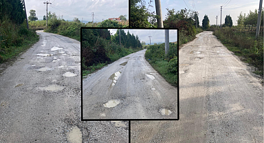 Arifbey Mahallesi Taş Sokak'ta Çukurlar Yürümeyi Zorlaştırıyor