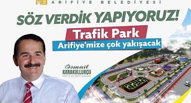 Arifiye’de Trafik Eğitim Parkında Çalışmalar Başladı
