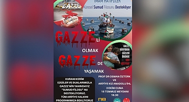 Meydandan Arşa Yükselecek Dualar: Arifiye, Gazze İçin Buluşuyor!