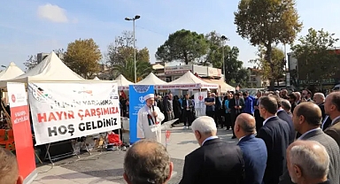 Sakarya’da Filistin İçin Dayanışma Pazarı Açıldı