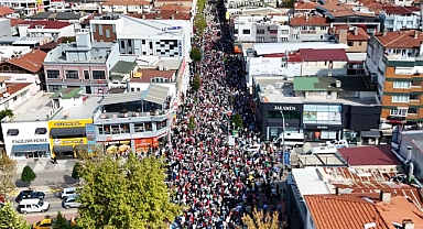 Sakarya’dan Filistin’e Destek: Binlerce Kişi “Özgürlüğe Yürüyoruz” Dedi!