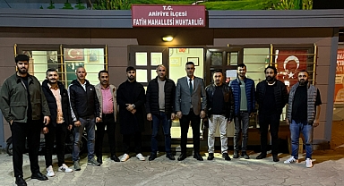 Anahtar Parti'den Fatih Mahallesi Muhtarlığı'na Nezaket Ziyareti