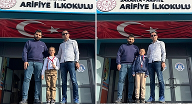 Arifiye İlkokulundan Çifte Başarı: Elif Naz ve Abdulhamid Madalya Kazandı!