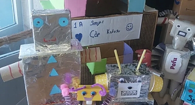 Atıklar Sanata Dönüştü: Neviye İlkokulu’nda Robot Etkinliği