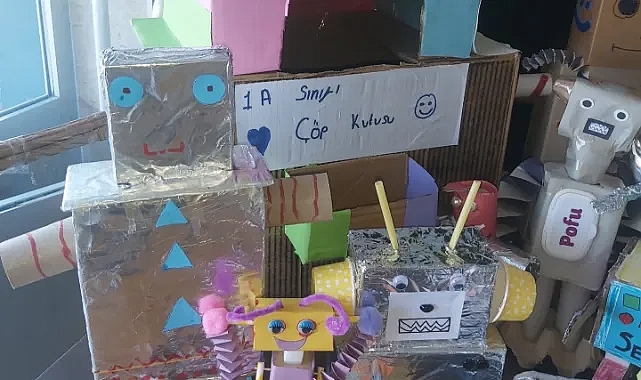 Atıklar Sanata Dönüştü: Neviye İlkokulu’nda Robot Etkinliği