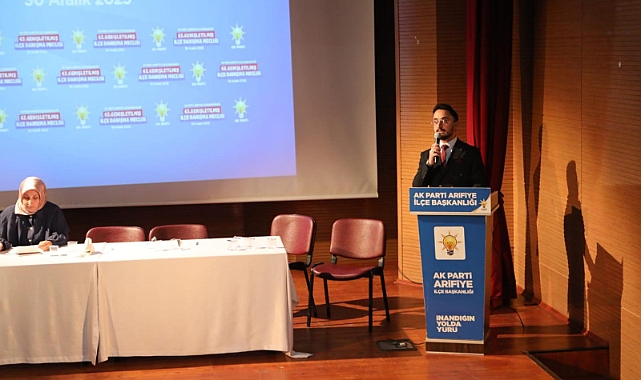 AK Parti Arifiye Gençlik Kolları Çalışmaları Danışma Meclisi’nde Anlatıldı