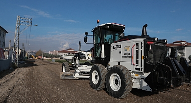 Soykan Sokak’ta Asfalt Öncesi Tesviye Çalışmaları Sürüyor