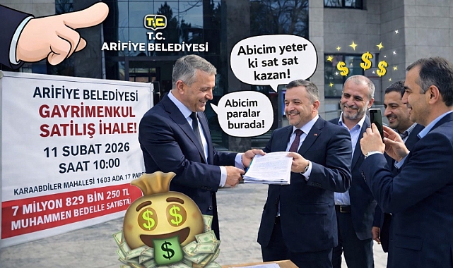 Proje Yok, Satış Çok! Arifiye Belediyesi Yine Arsa Satıyor
