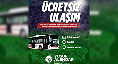 Tribünlere Davet Var: Büyükşehir’den Ücretsiz Sefer