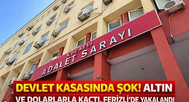 Devlet Kasasında Şok! Altın ve Dolarlarla Kaçtı, Ferizli’de Yakalandı