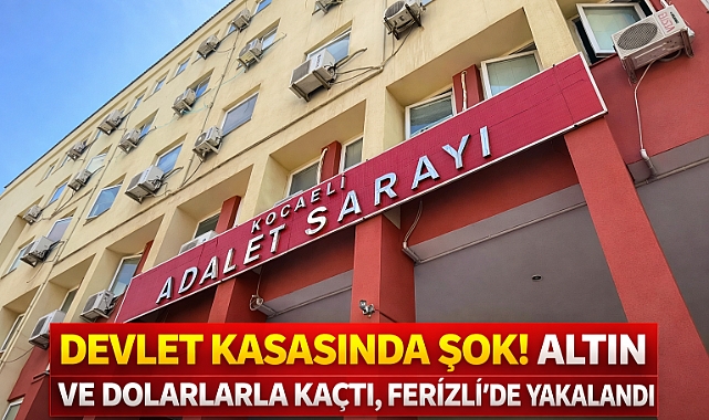 Devlet Kasasında Şok! Altın ve Dolarlarla Kaçtı, Ferizli’de Yakalandı