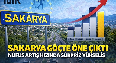 Sakarya’ya Göç Hızlandı: TÜİK Rakamları Şehri Öne Çıkardı 