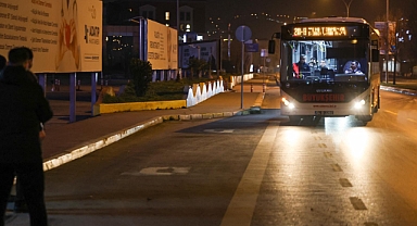Vardiyaya Kalanlara Müjde: Gece Otobüsleri Hizmete Girdi