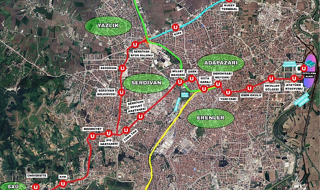 Sakarya Trafiği Nefes Alacak: Tramvay Hattı ve Kavşak Projesi Bir Arada