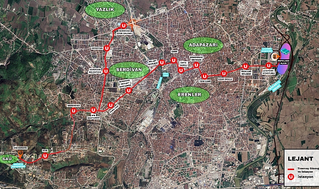 Sakarya Ulaşımında Tarihi Adım! Tramvay Projesinde İhale Süreci Tamamlandı