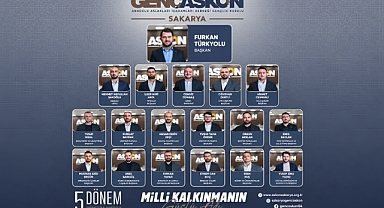 Genç ASKON Sakarya Şubesinde Yeni Dönem: Furkan Türkyolu ve Yönetimi Göreve Başladı