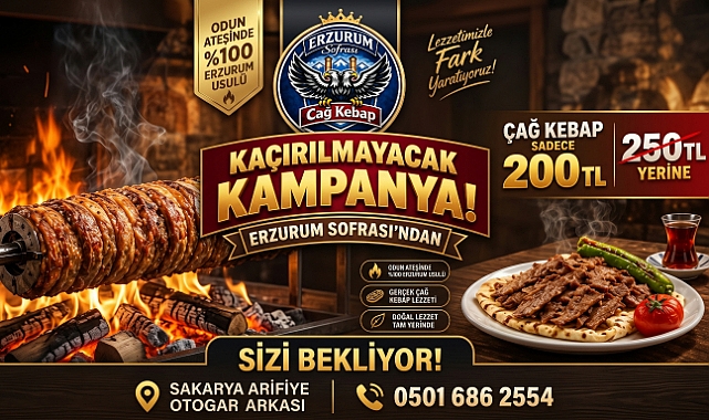 Arifiye'de Erzurum Lezzet Rüzgarı Esmeye Başladı