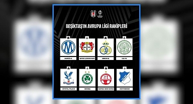 Beşiktaş'ın UEFA Avrupa Ligi'ndeki Rakipleri Belli Oldu